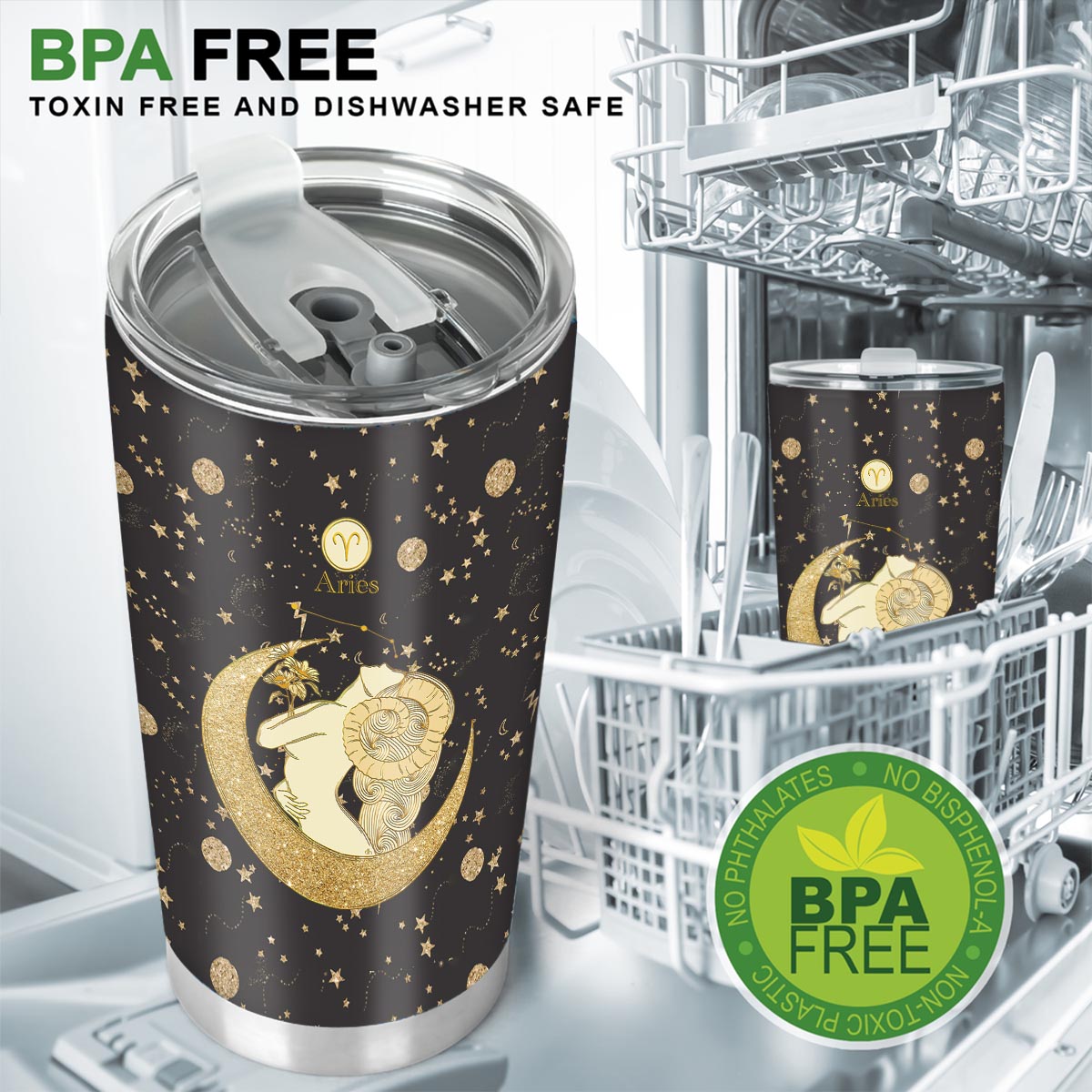 Signe du zodiaque - Gobelet horoscope personnalisé