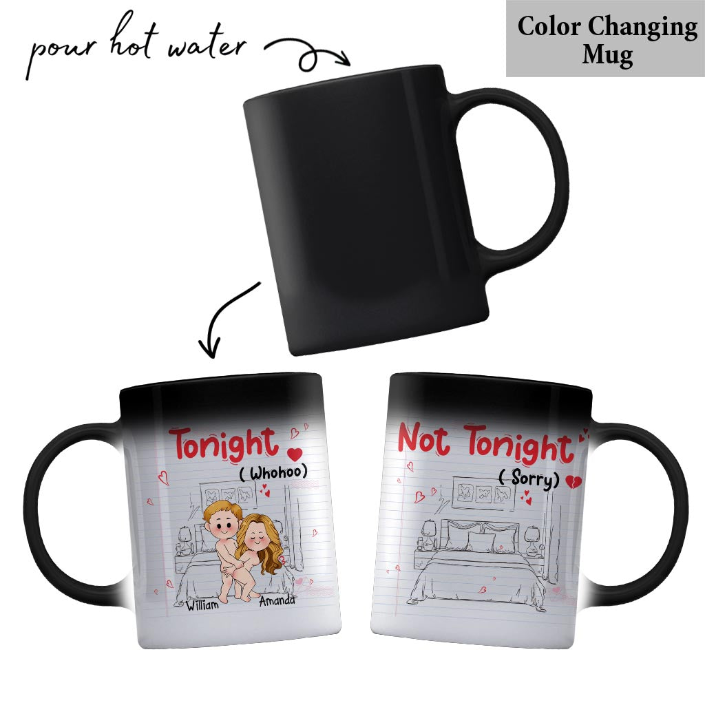 Ce soir - Mug personnalisé pour couple