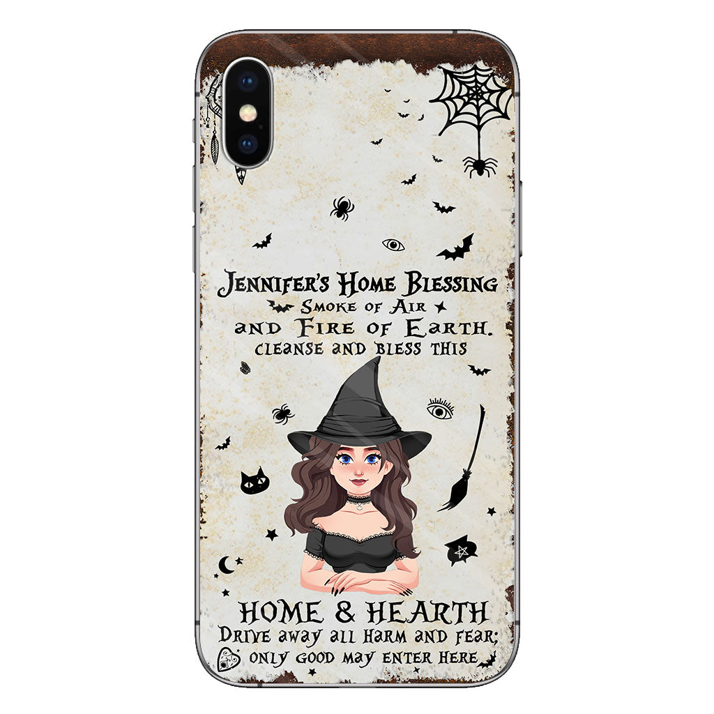 Bénédiction du foyer - Coque de téléphone personnalisée sorcière