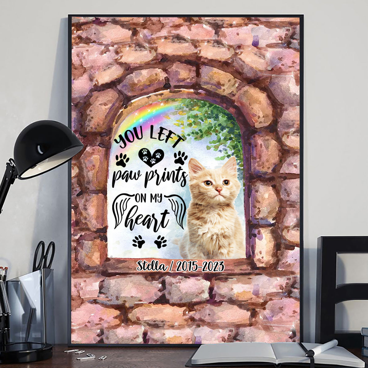 Plus à mes côtés - Toile et affiche personnalisées pour chien