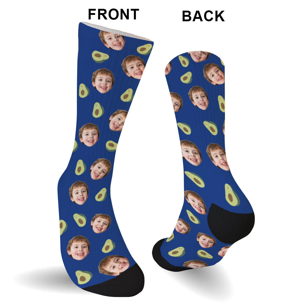 Chaussettes personnalisées pour fils à motif d'icônes amusantes