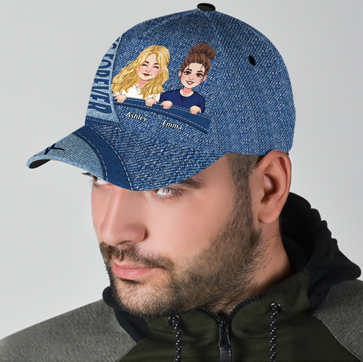 Meilleures amies pour toujours - Casquette classique personnalisée pour meilleures amies