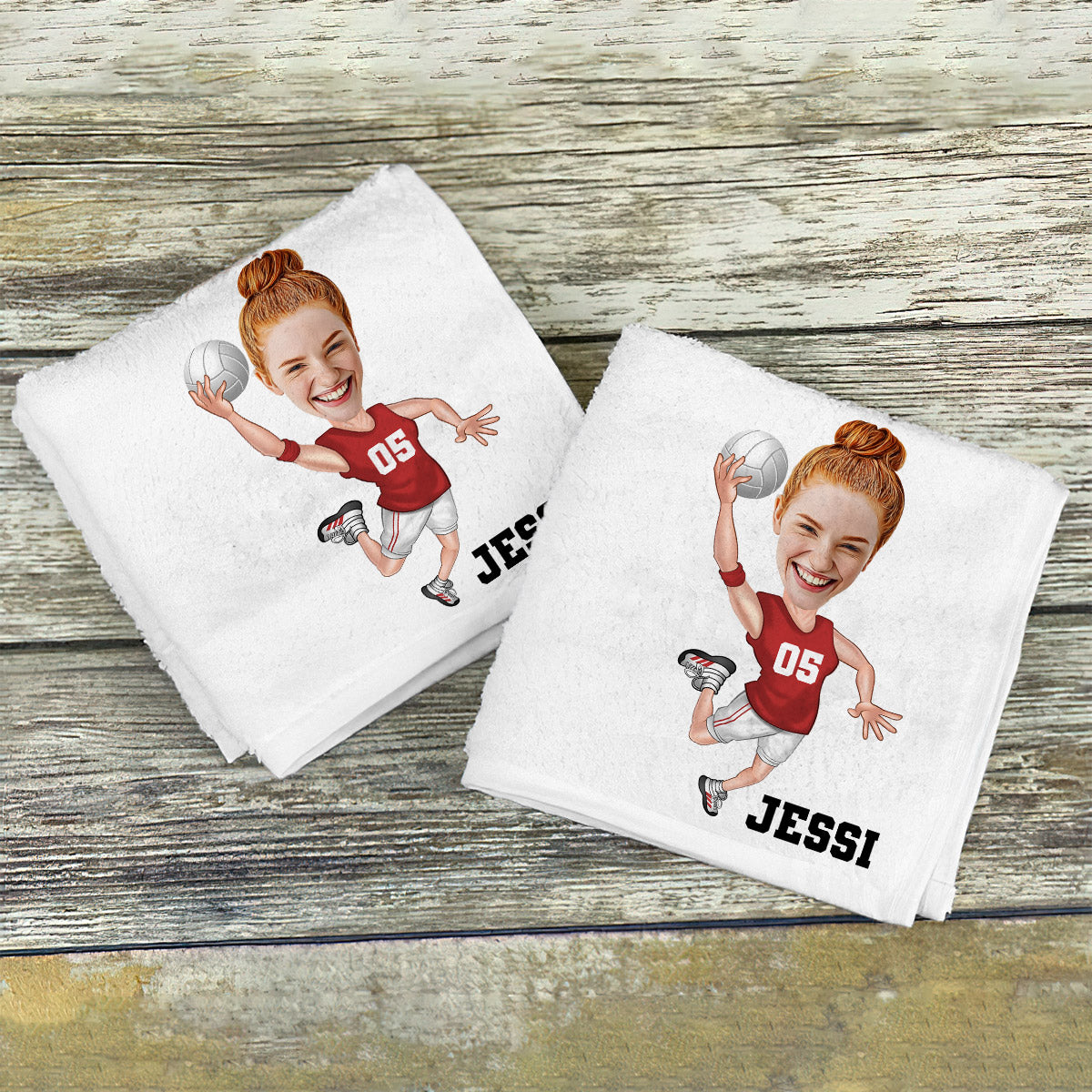 Serviette de sport - Serviette de volley-ball personnalisée