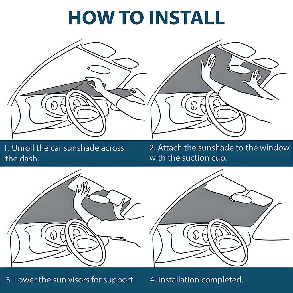 L'aventure vous attend ! - Cadeau pour couple (femme, mari, petite amie, petit ami, maman, papa) - Pare-soleil de voiture personnalisé