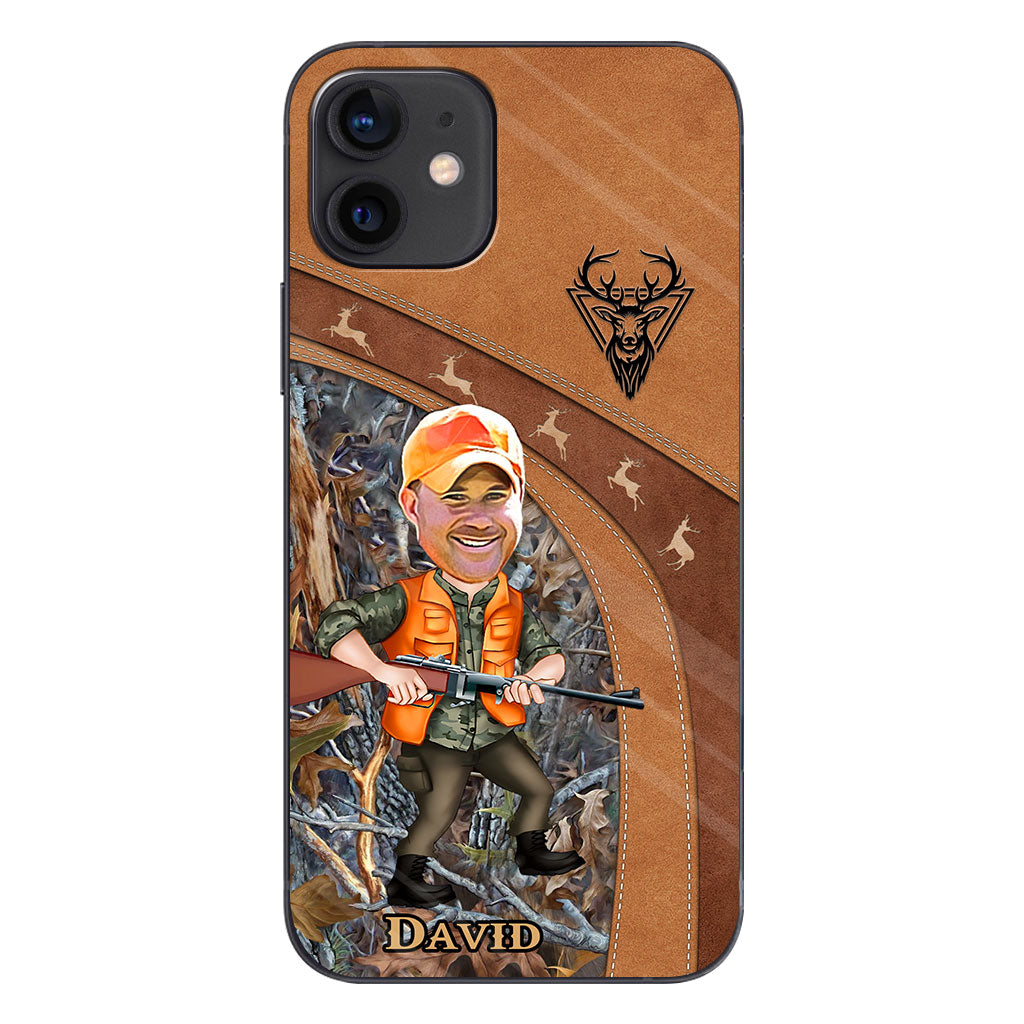 Coque de téléphone personnalisée sur le thème de la chasse avec photo humoristique intégrée - Coque de téléphone humoristique sur le thème de la chasse