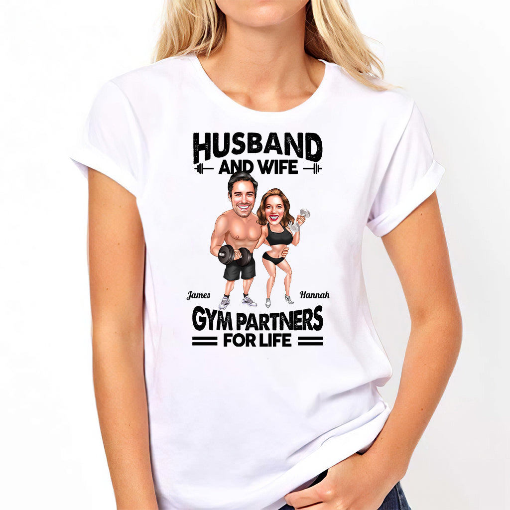 La Belle et la Bête - T-shirt et sweat à capuche de fitness personnalisés
