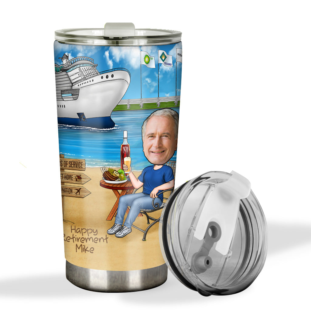 Happy Retirement - Personalized Retired Tumbler