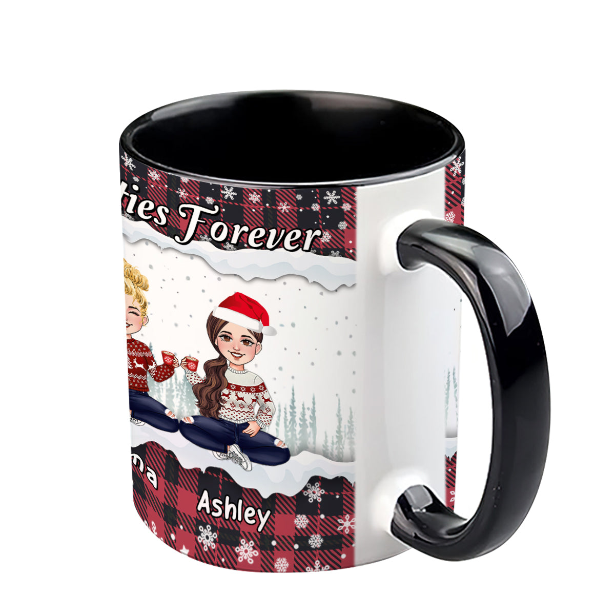 Meilleures amies pour toujours - Mug personnalisé « Meilleure amie »