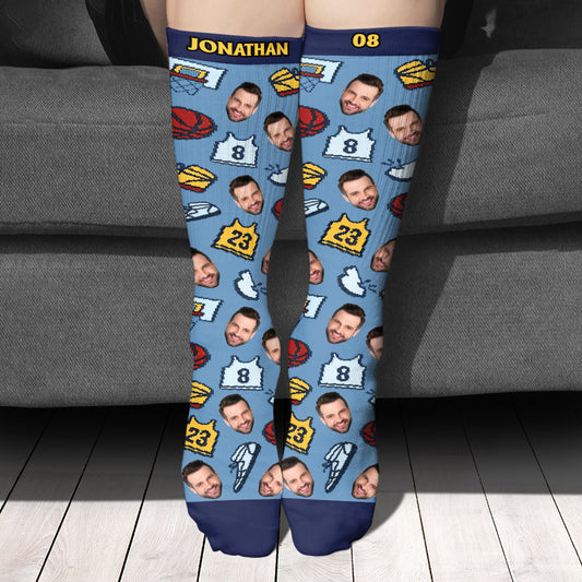 Je préférerais regarder du basket - Chaussettes de basket personnalisées