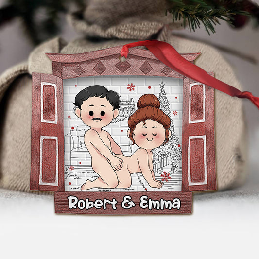 Tout ce que je veux pour Noël, c'est toi - Ornement personnalisé pour couple