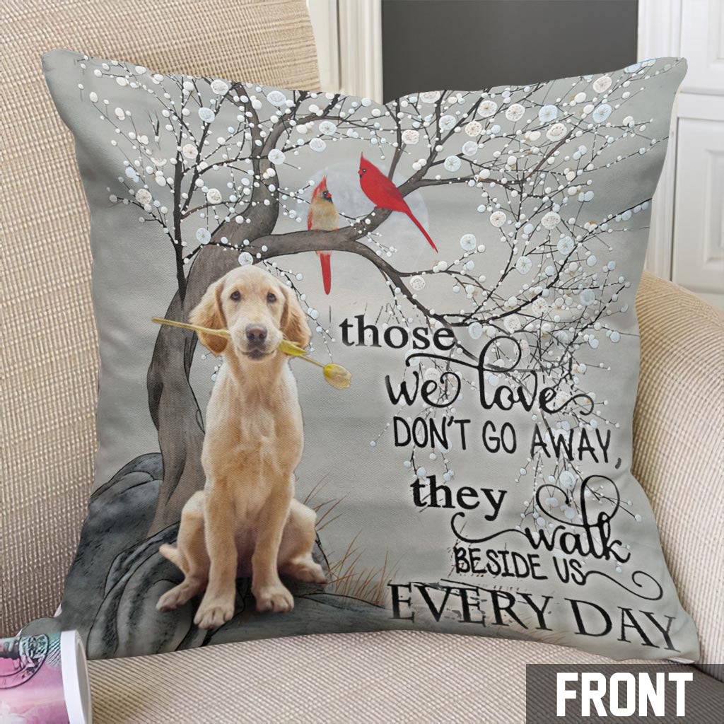 Tes ailes étaient prêtes, mais mon cœur ne l'était pas - Coussin décoratif personnalisé pour chien
