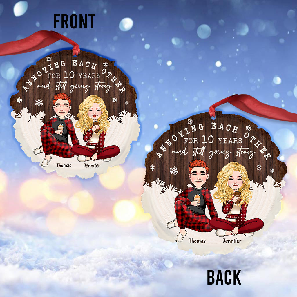 Annoying Each Other - Personalized Couple Ornament