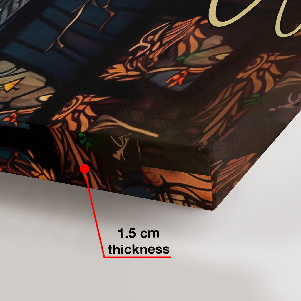 Sorcière mystérieuse - Toile et affiche personnalisées sur le thème de la sorcière