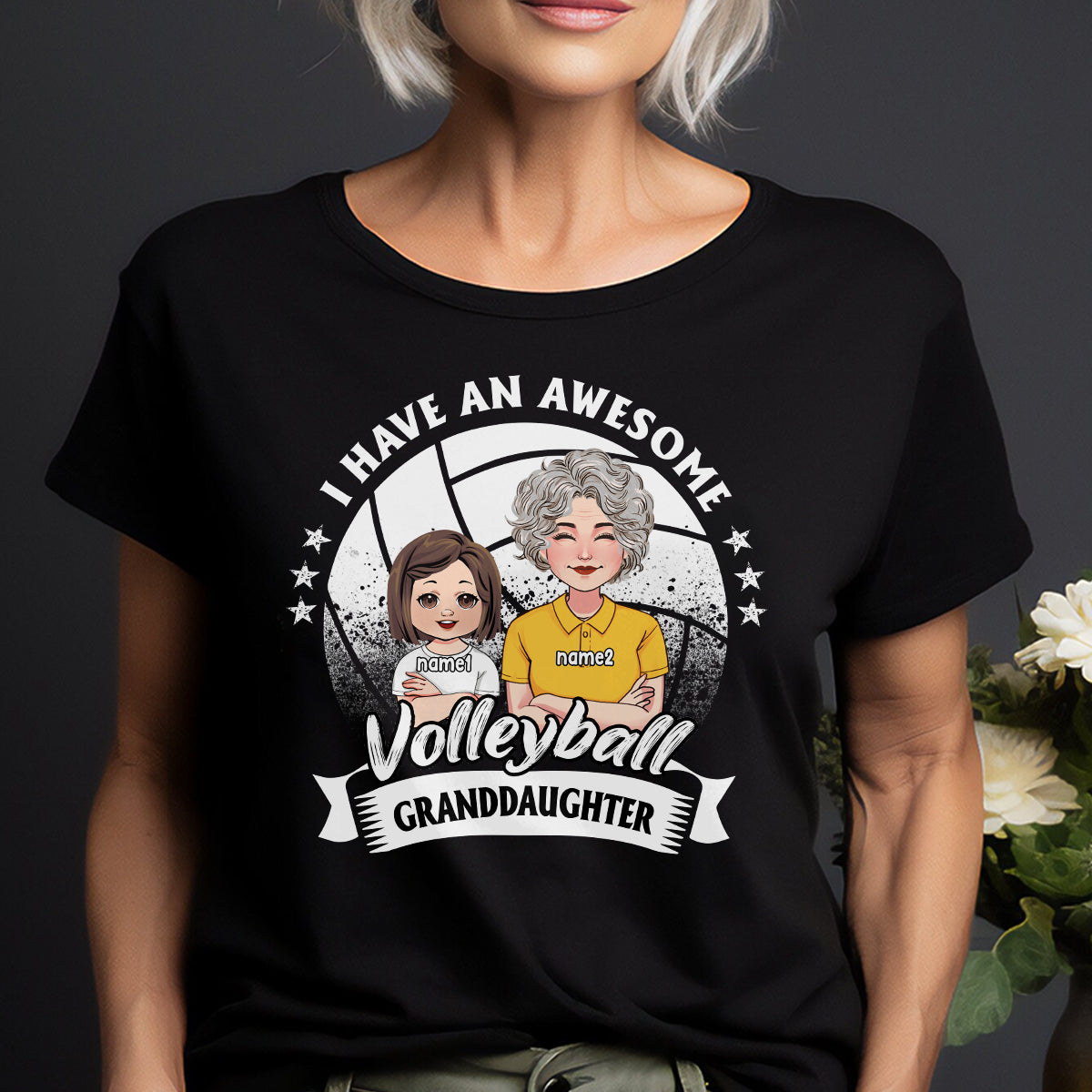 Super petite-fille joueuse de volley-ball - T-shirt et sweat à capuche de volley-ball personnalisés