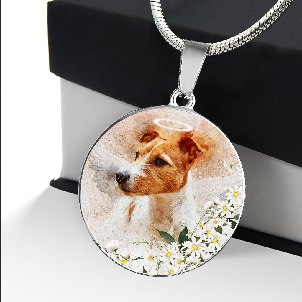 When Tomorrow Starts Without Me Pet Dog Cat Loss - Gift for dog lovers, who lost cat, who lost dog - Personalized Round Pendant Necklace