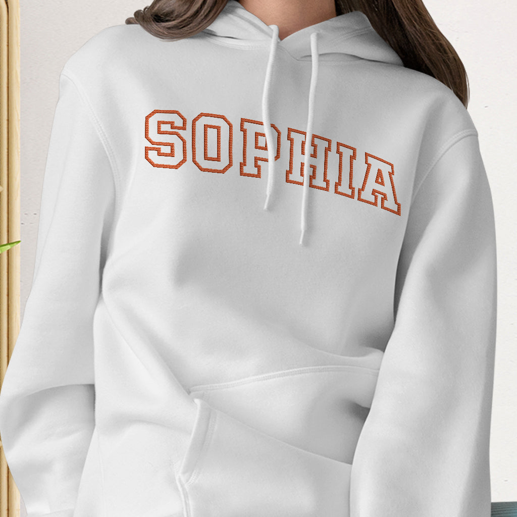 Sweat à capuche brodé personnalisé avec nom - Belle-mère