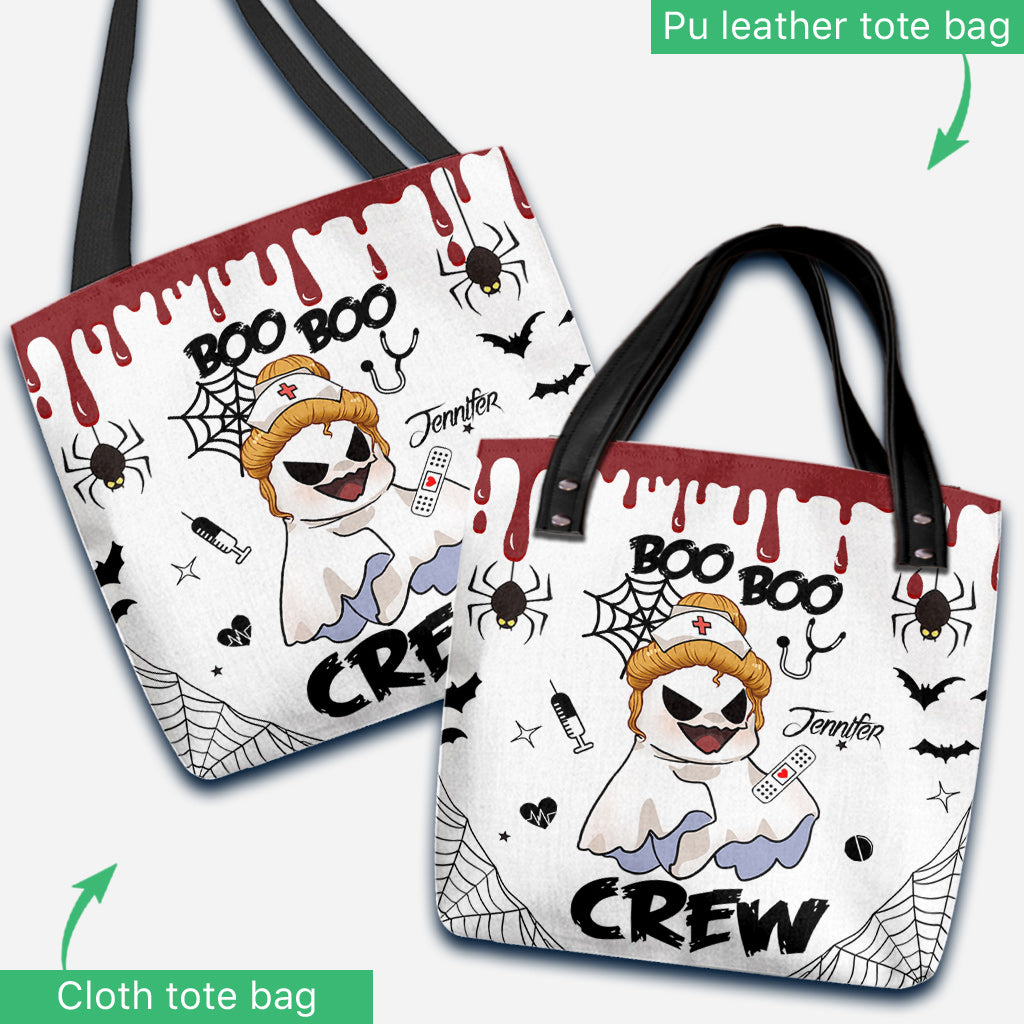 Boo Boo Crew - Personalized Nurse Tote Bag