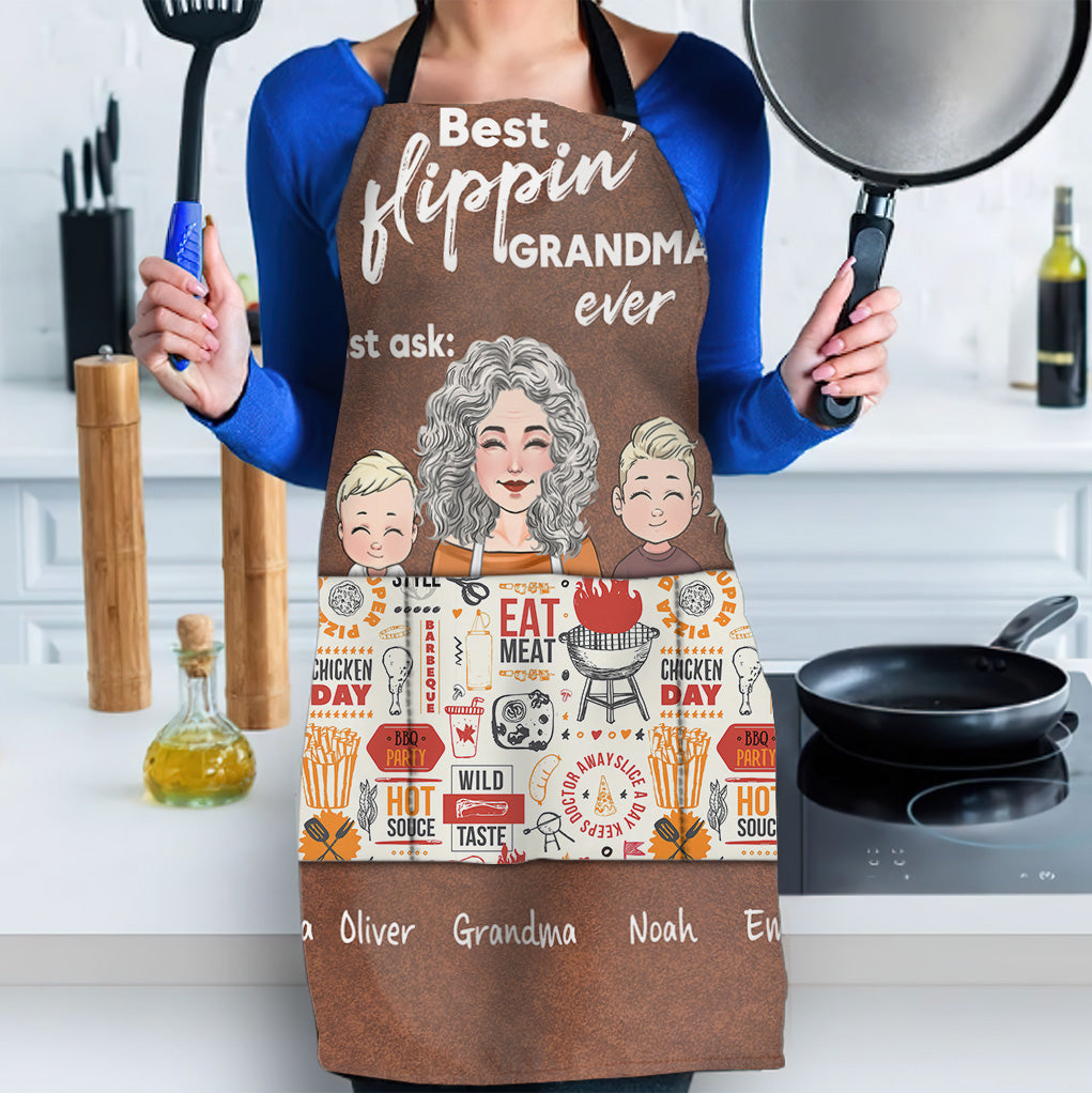 Meilleur papa du monde ! – Cadeau pour papa, grand-mère, grand-père, maman, oncle, tante – Tablier personnalisé