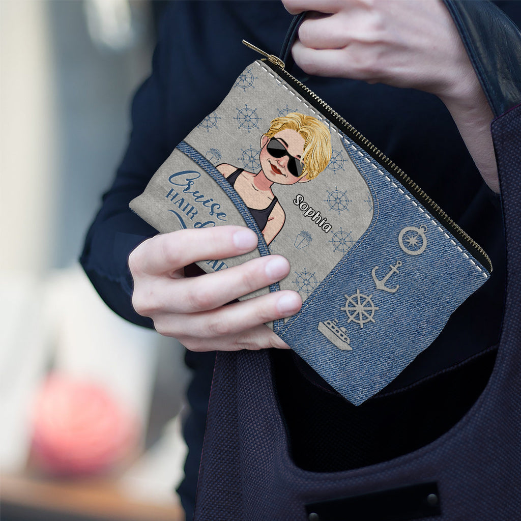 Cheveux de croisière, on s'en fiche ! - Pochette de croisière personnalisée