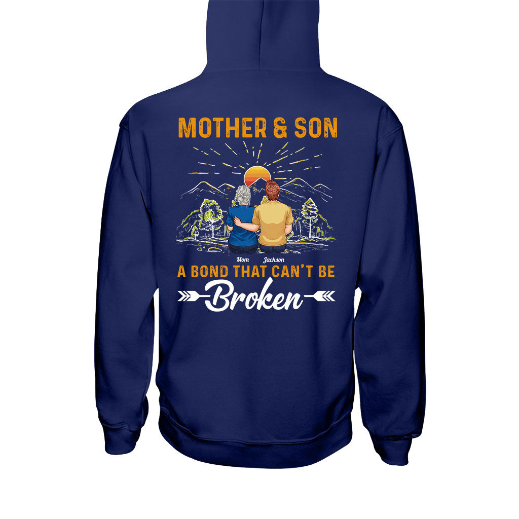 Mère et fils : un lien indéfectible - T-shirt et sweat à capuche personnalisés pour maman