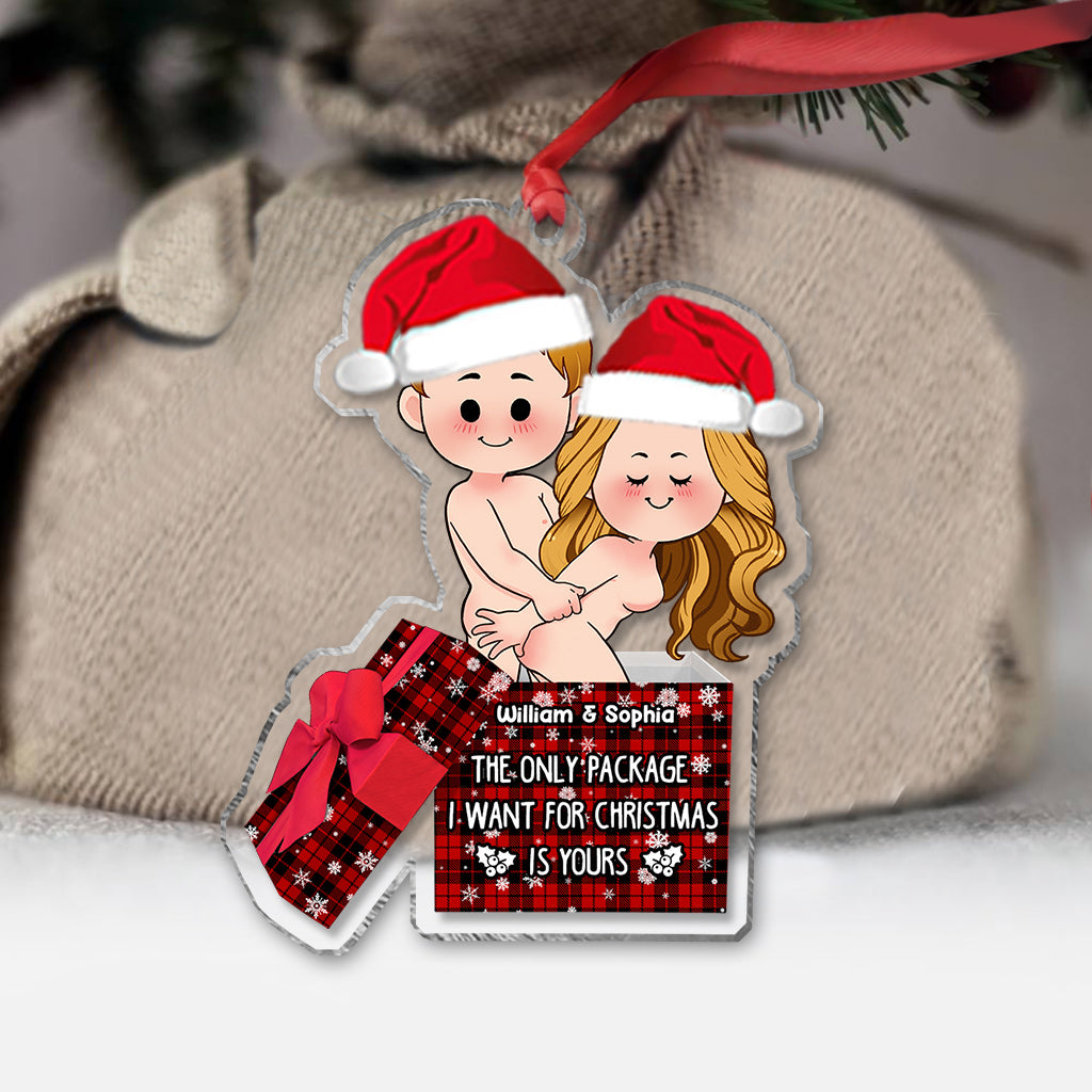 Le seul cadeau que je veux pour Noël, c'est le tien - Ornement personnalisé pour couple
