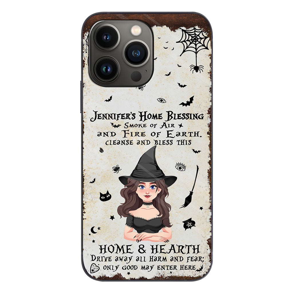 Bénédiction du foyer - Coque de téléphone personnalisée sorcière