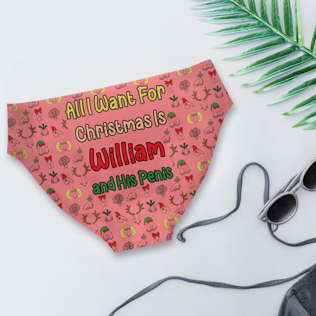 Tout ce que je veux pour Noël - Culottes personnalisées pour couples de femmes