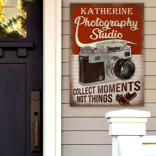 Photography Studio - Personalized Photography Rectangle Metal Sign