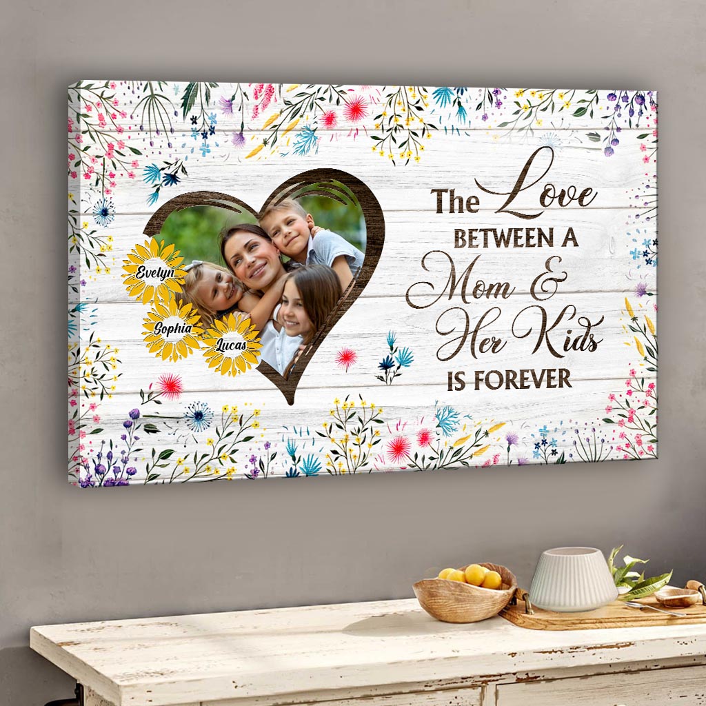 Si les mamans étaient des fleurs - Toile et affiche personnalisées pour maman