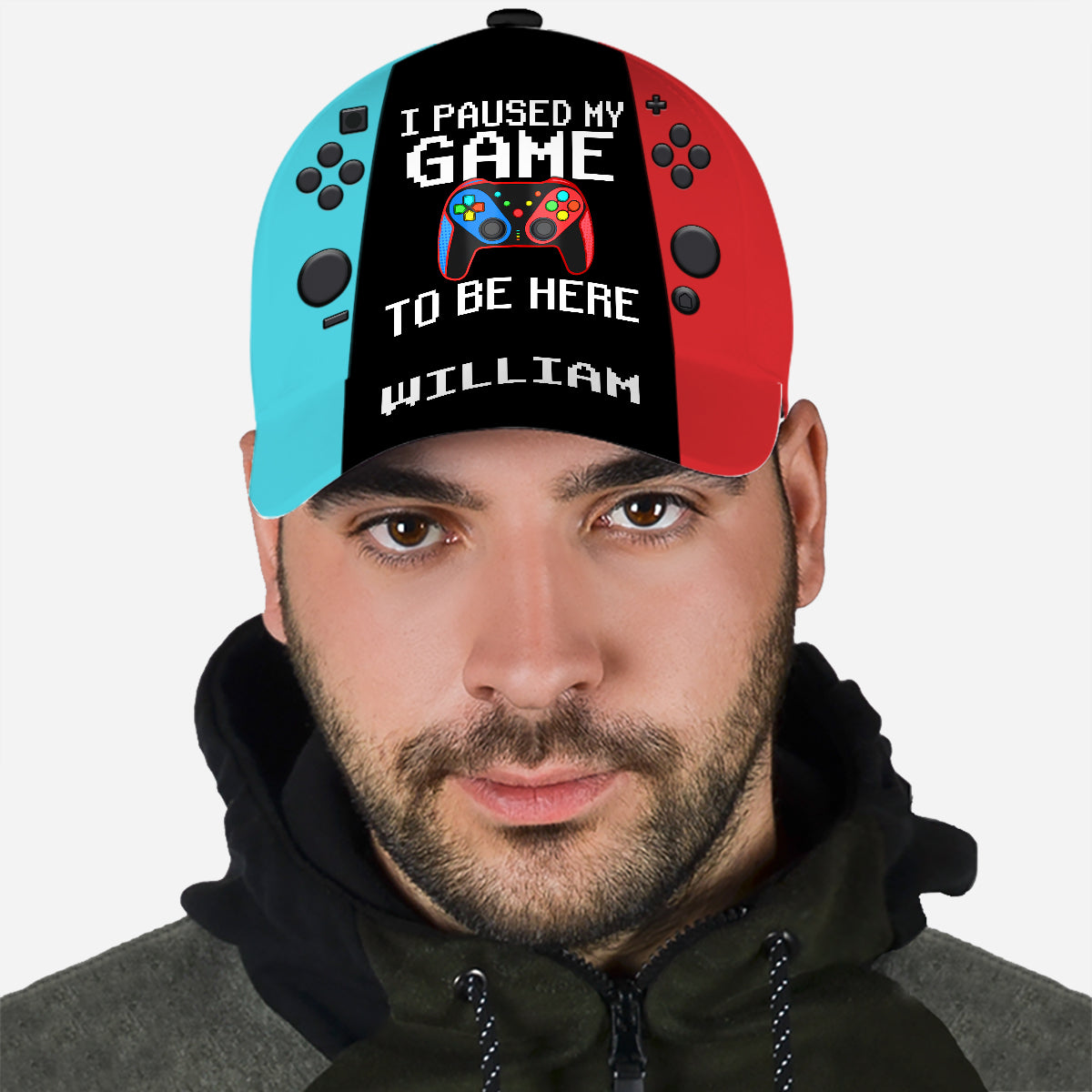 J'ai mis mon jeu en pause pour être ici - Casquette personnalisée de jeu vidéo classique