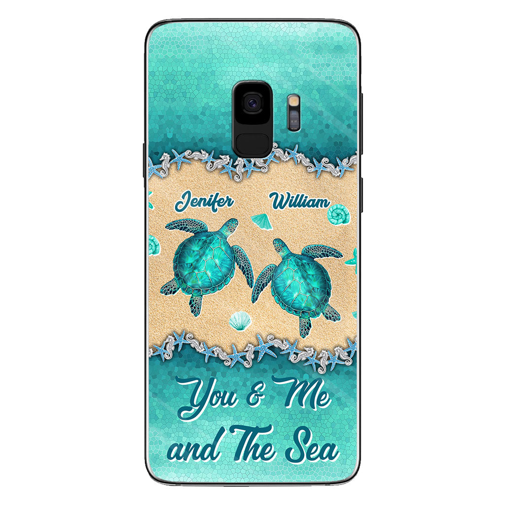Salty Lil' Beach - Personalized Turtle Phone Case