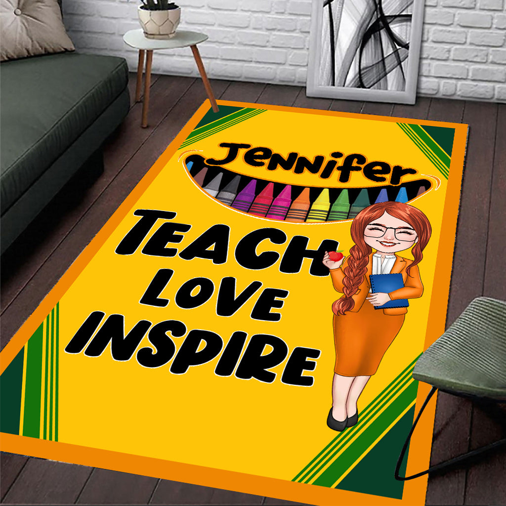 Tapis papillon personnalisé avec affirmations positives