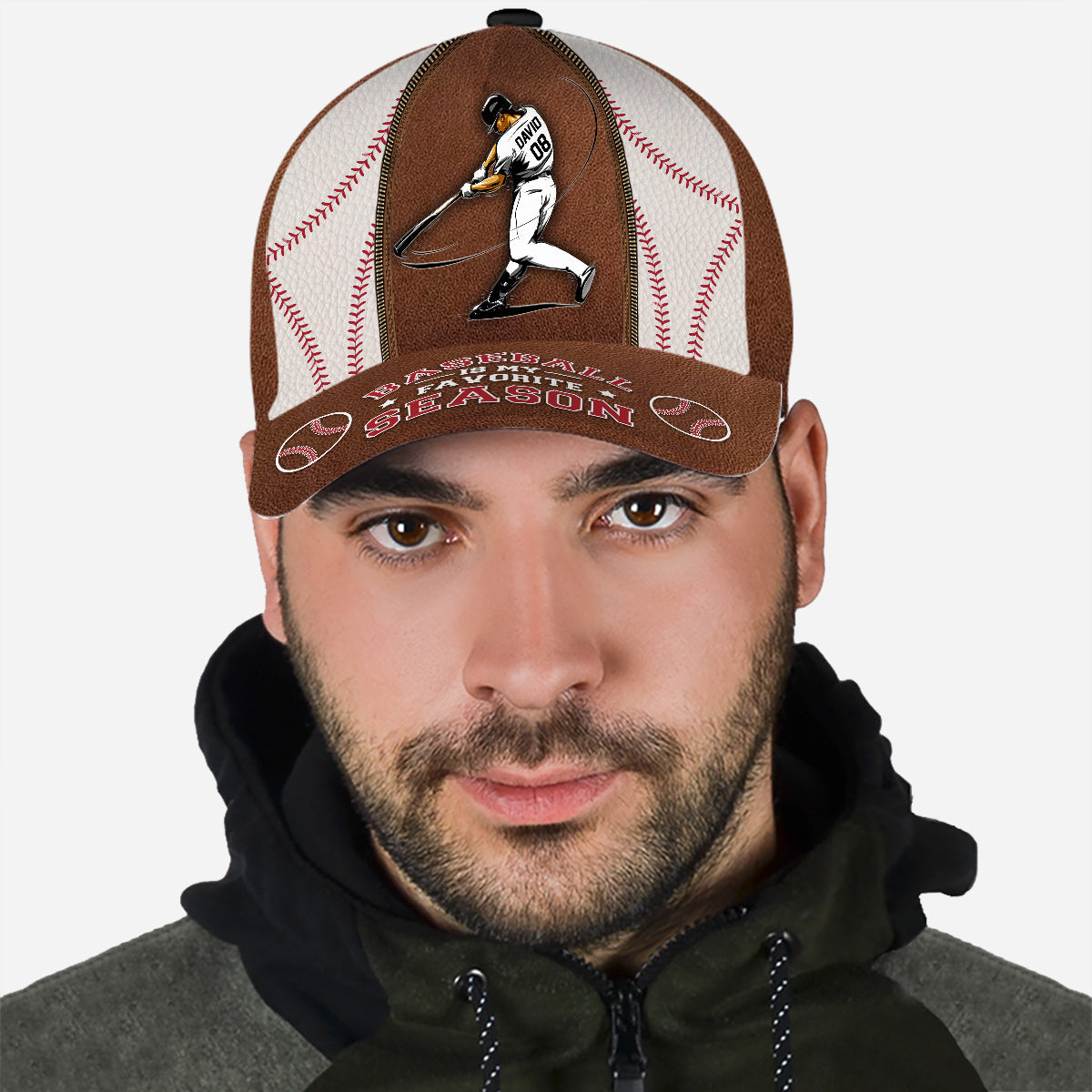 Le baseball est ma saison préférée - Casquette de baseball classique personnalisée