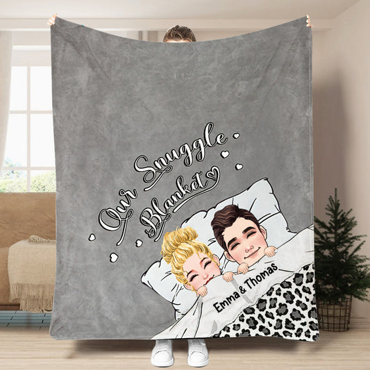 Notre couverture douillette - Couverture personnalisée pour couple