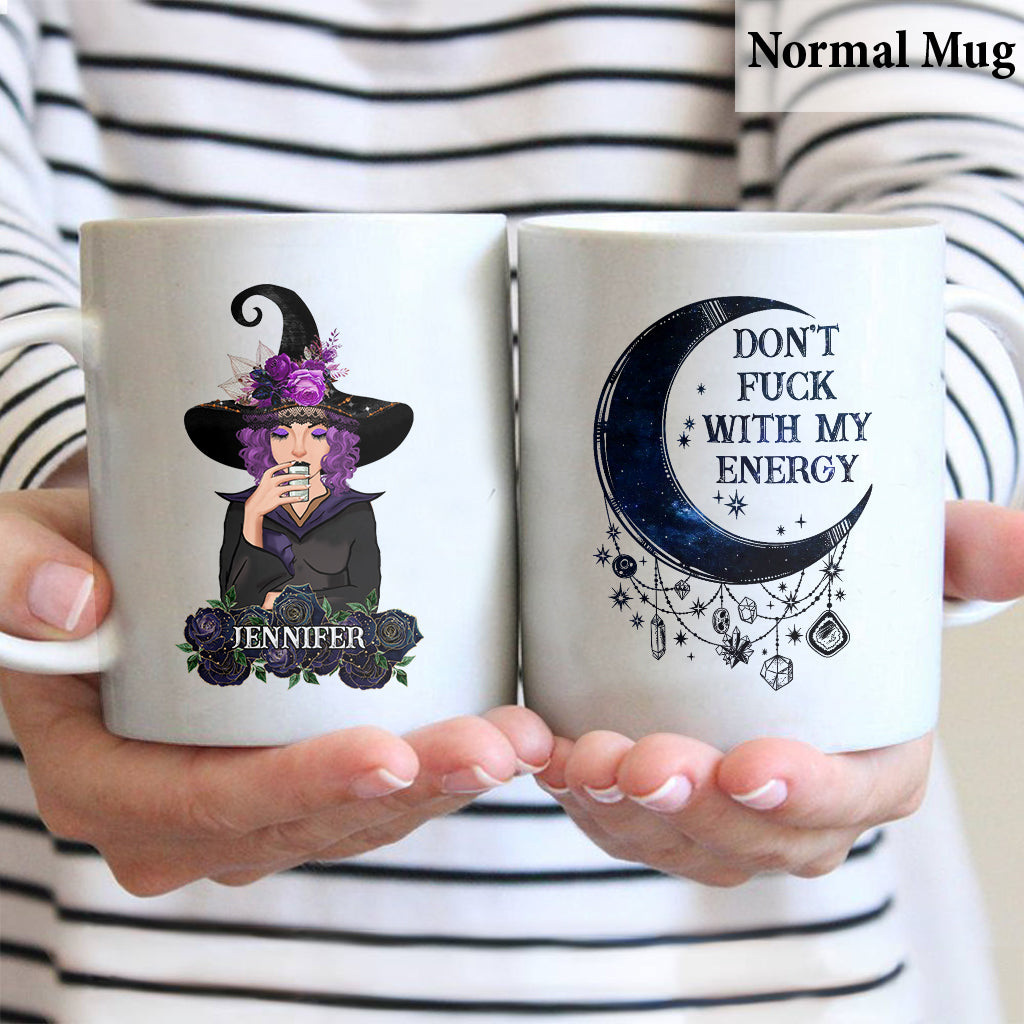 Ne touchez pas à mon énergie - Mug de sorcière personnalisé