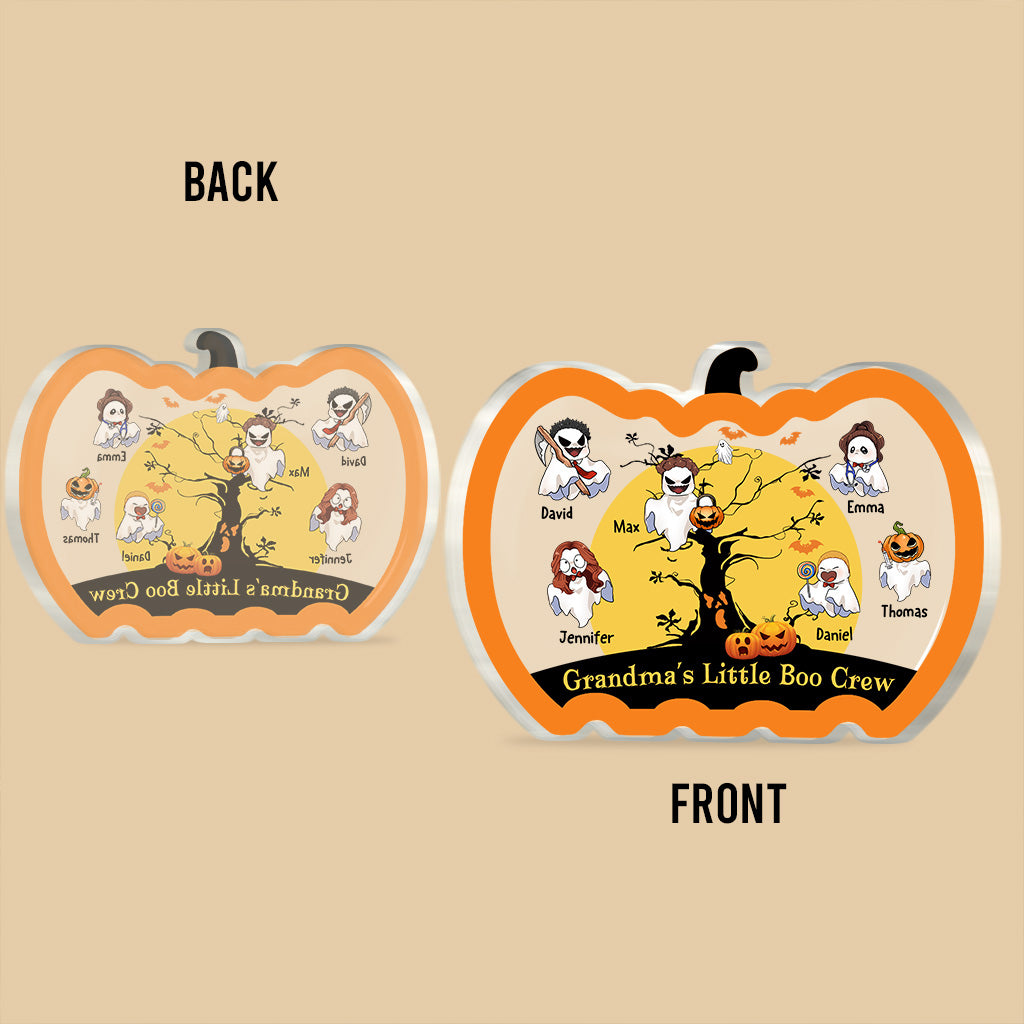 La petite bande de mamies - Plaque acrylique personnalisée en forme de grand-mère