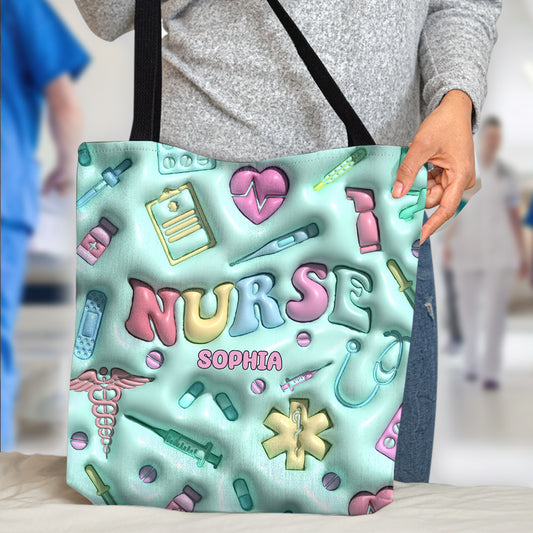 Nurse Life - Personalized Nurse Tote Bag