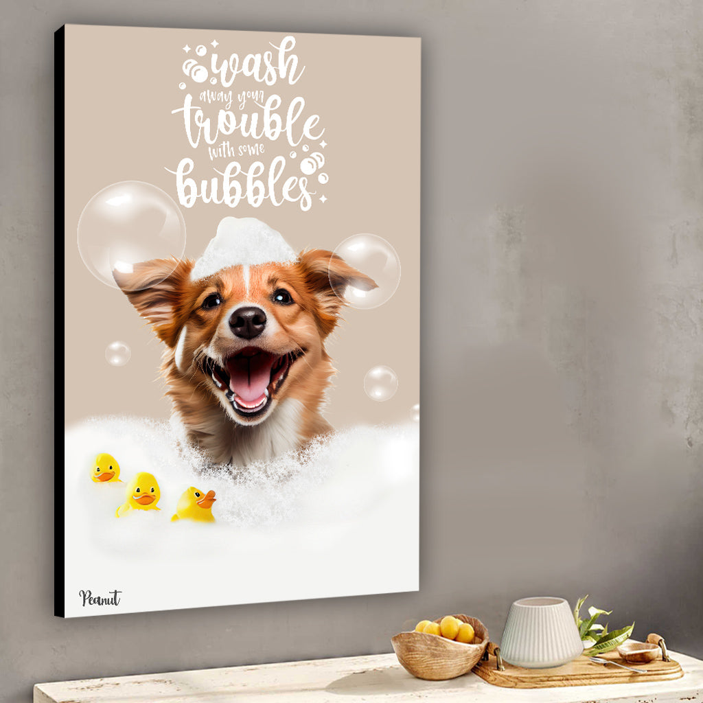 Bonjour Sweet Cheek - Toile et affiche personnalisées pour chien