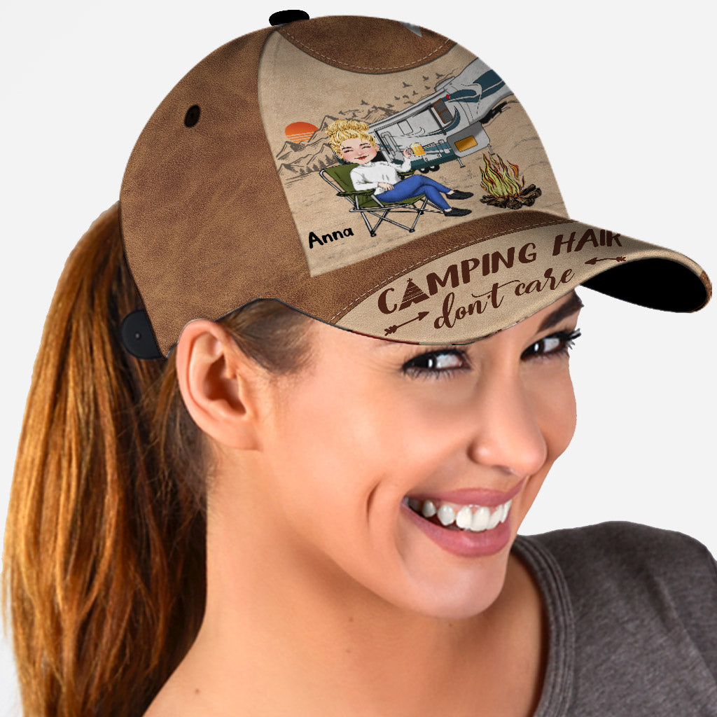Coiffure de camping, on s'en fiche ! - Casquette de camping classique personnalisée