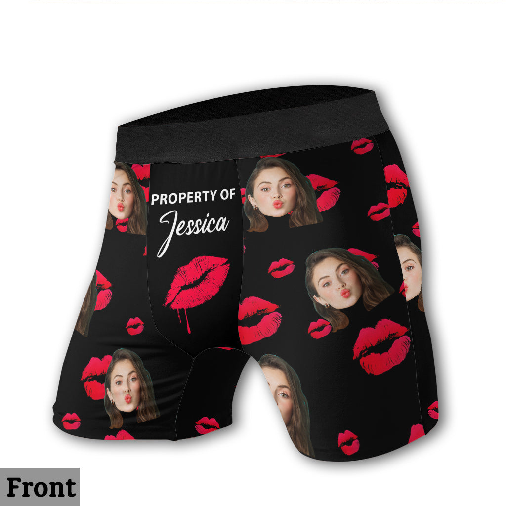 Photo personnalisée - Cadeau pour mari, petit ami - Boxers personnalisés pour hommes