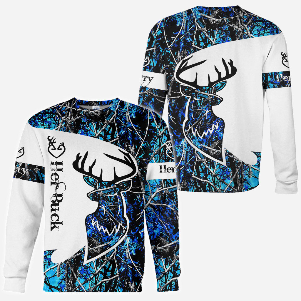 Son cerf, sa biche - T-shirt de chasse personnalisé