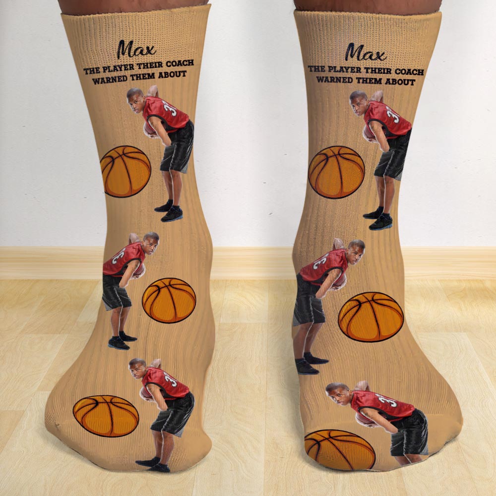 Leur entraîneur les a prévenus - Chaussettes de basket personnalisées