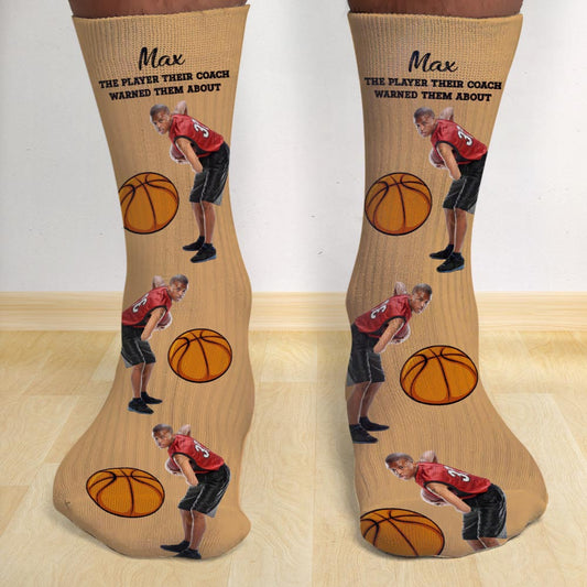 Leur entraîneur les a prévenus - Chaussettes de basket personnalisées