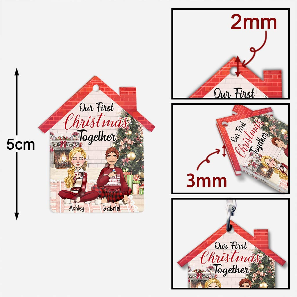 Ensemble pour toujours - Porte-clés personnalisé pour couple