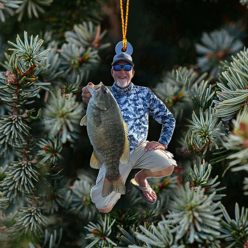 Passionné de pêche - Ornement de pêche personnalisé