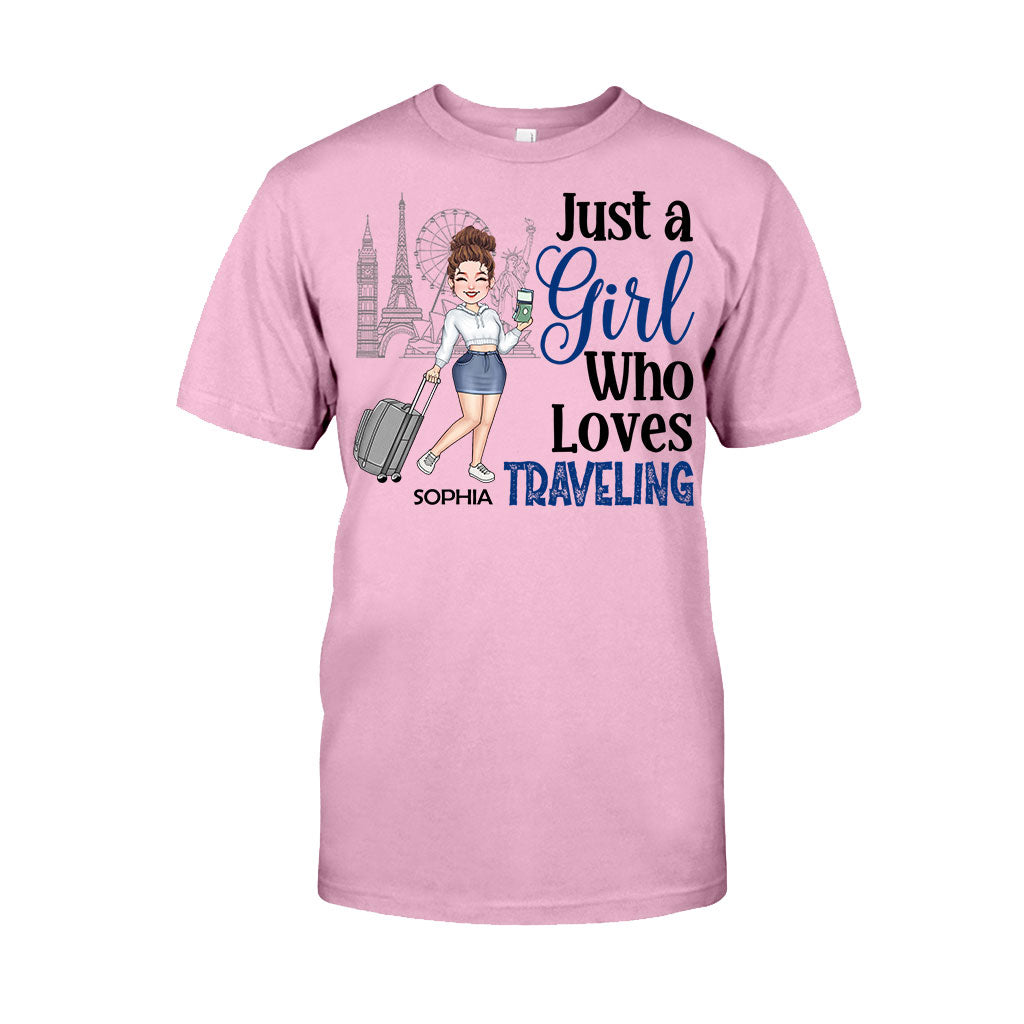 Juste une fille qui adore les croisières - T-shirt et sweat à capuche personnalisés pour les croisières