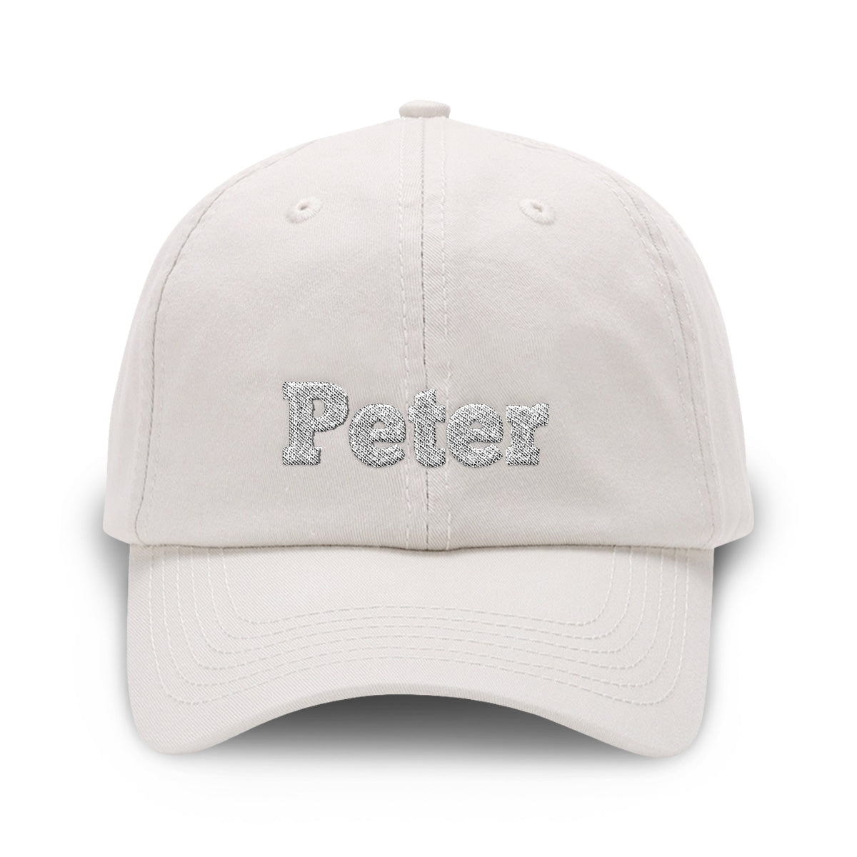 Casquette classique brodée personnalisée avec nom - Nom personnalisé pour fils