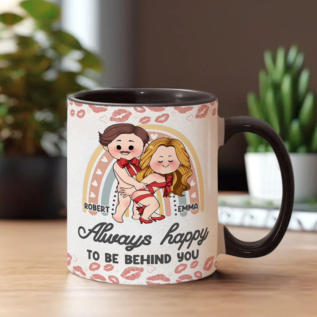 Toujours heureux d'être à vos côtés - Mug personnalisé pour couple
