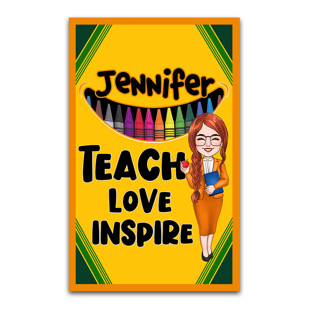 Tapis papillon personnalisé avec affirmations positives