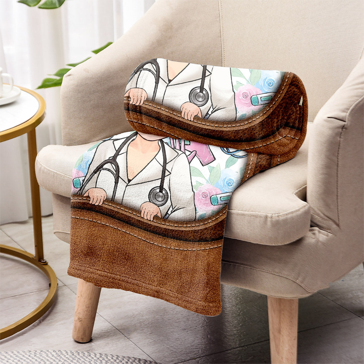 Les soins infirmiers sont un travail de cœur - Couverture personnalisée pour infirmière